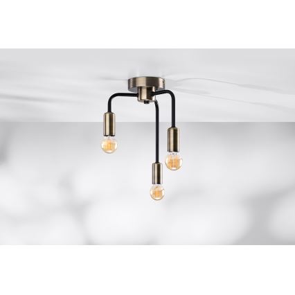 Surface-mounted chandelier SAGA 3xE27/40W/230V