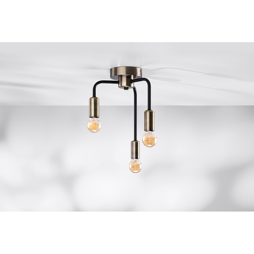 Surface-mounted chandelier SAGA 3xE27/40W/230V