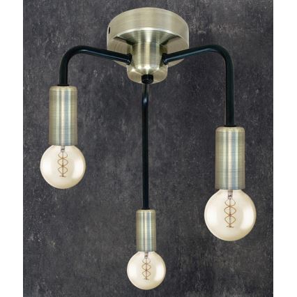 Surface-mounted chandelier SAGA 3xE27/40W/230V