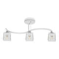 Surface-mounted chandelier SANTOS 3xE27/15W/230V white