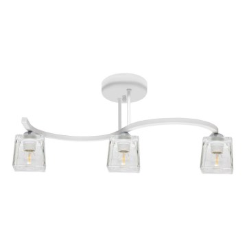 Surface-mounted chandelier SANTOS 3xE27/15W/230V white