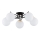 Surface-mounted chandelier SAVI 5xE14/10W/230V black/gold