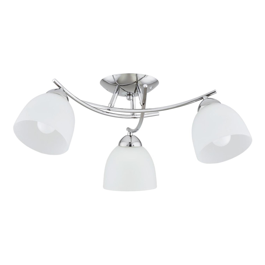 Surface-mounted chandelier SEVA 3xE27/15W/230V shiny chrome