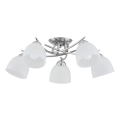 Surface-mounted chandelier SEVA 5xE27/15W/230V shiny chrome