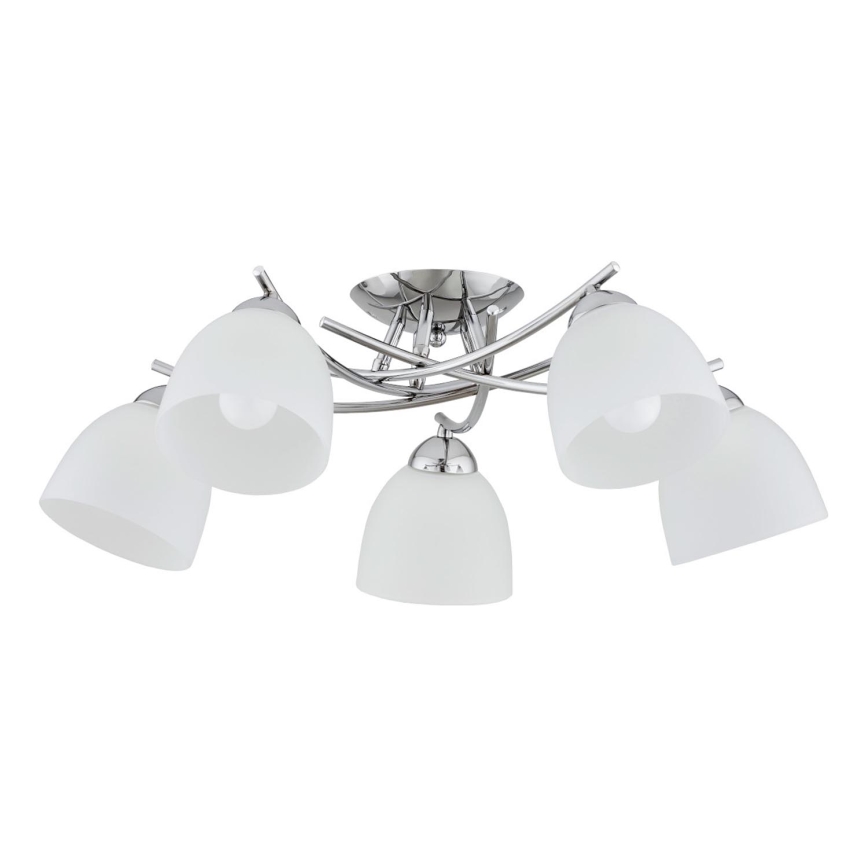 Surface-mounted chandelier SEVA 5xE27/15W/230V shiny chrome