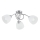 Surface-mounted chandelier SEYLA 3xE27/60W/230V shiny chrome/white