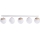 Surface-mounted chandelier SFERA WOOD 5xE14/40W/230V