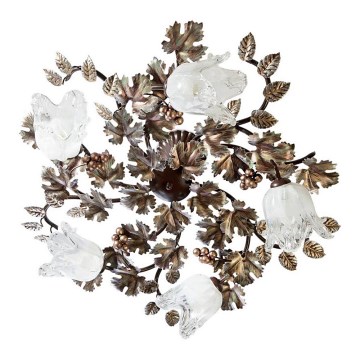 Surface-mounted chandelier SIENNA 5xE14/40W/230V