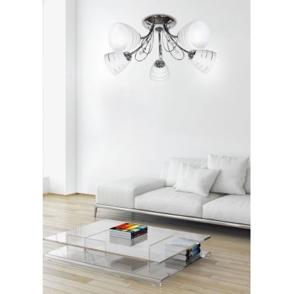 Surface-mounted chandelier SIMPLI 5xE27/40W/230V