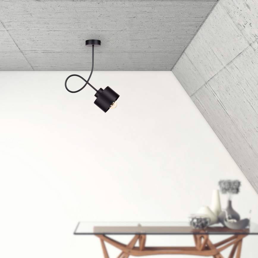 Surface-mounted chandelier SIMPLY BLACK 1xE27/60W/230V