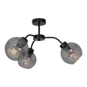 Surface-mounted chandelier SOFIA 3xE27/60W/230V black