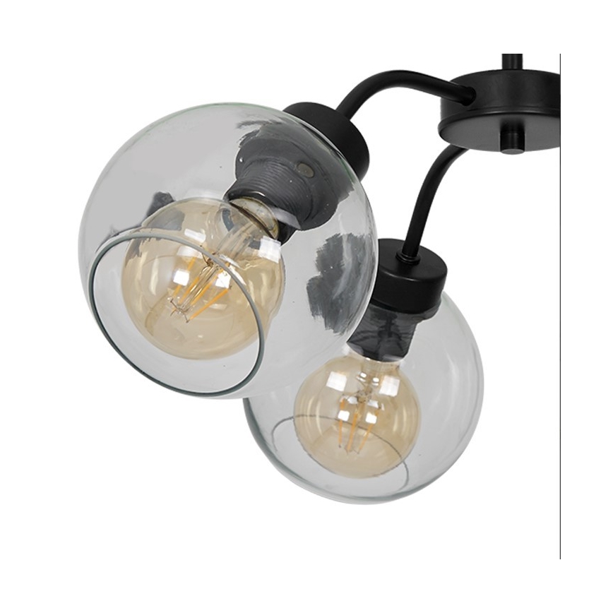 Surface-mounted chandelier SOFIA 3xE27/60W/230V clear