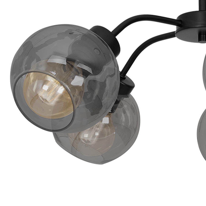 Surface-mounted chandelier SOFIA 5xE27/60W/230V black
