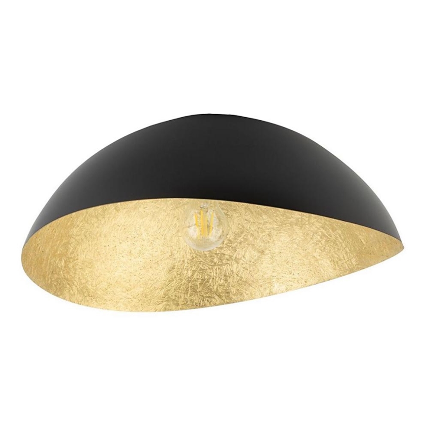 Surface-mounted chandelier SOLARIS 1xE27/60W/230V d. 33 cm black/gold