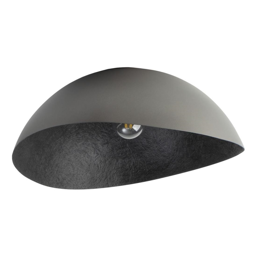 Surface-mounted chandelier SOLARIS 1xE27/60W/230V d. 69 cm silver/black