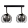 Surface-mounted chandelier SOLO BLACK 2xE27/60W/230V black/gold