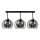Surface-mounted chandelier SOLO BLACK 3xE27/60W/230V black/gold