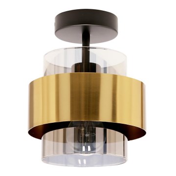 Surface-mounted chandelier SPIEGA 1xE27/60W/230V gold/black