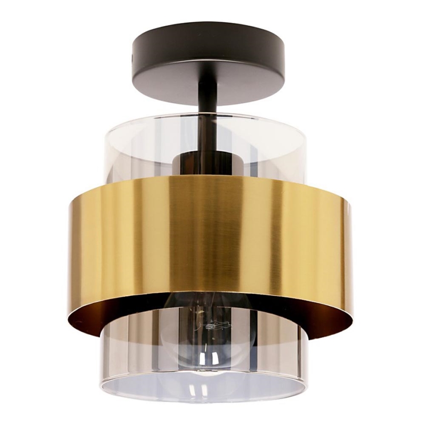 Surface-mounted chandelier SPIEGA 1xE27/60W/230V gold/black