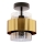 Surface-mounted chandelier SPIEGA 1xE27/60W/230V gold/black