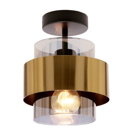 Surface-mounted chandelier SPIEGA 1xE27/60W/230V gold/black