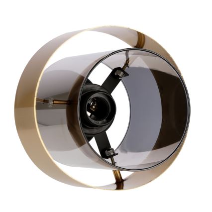 Surface-mounted chandelier SPIEGA 1xE27/60W/230V gold/black