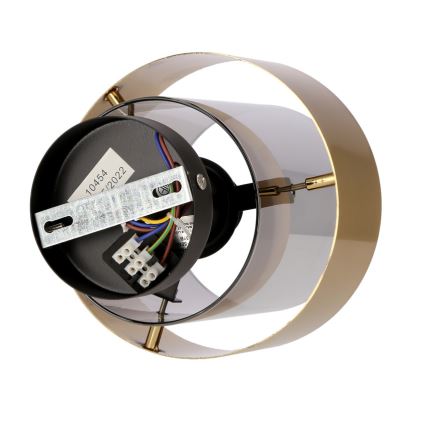 Surface-mounted chandelier SPIEGA 1xE27/60W/230V gold/black