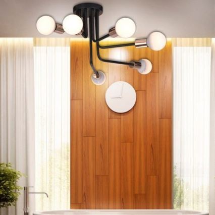 Surface-mounted chandelier SPILL 6xE27/60W/230V
