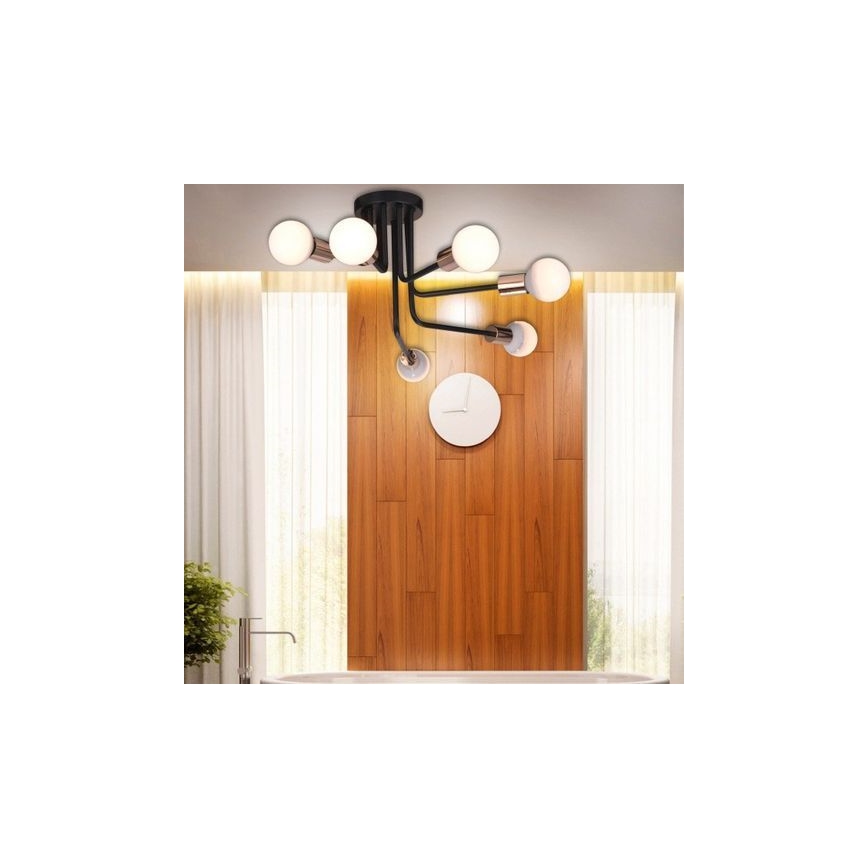 Surface-mounted chandelier SPILL 6xE27/60W/230V