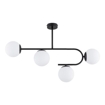 Surface-mounted chandelier STELLAR 4xE14/10W/230V black