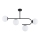 Surface-mounted chandelier STELLAR 4xE14/10W/230V black