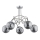 Surface-mounted chandelier TANGO 5xE14/40W/230V