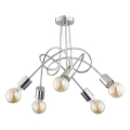 Surface-mounted chandelier TANGO 5xE27/15W/230V shiny chrome