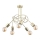 Surface-mounted chandelier TANGO 5xE27/60W/230V gold