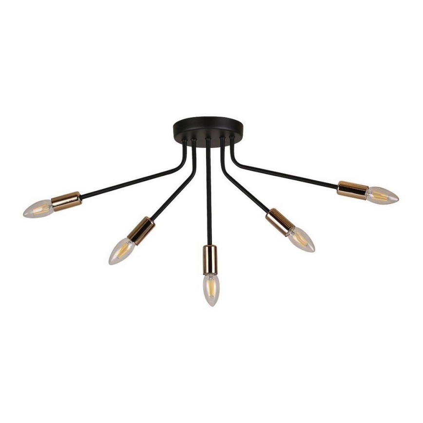 Surface-mounted chandelier TIARA 5xE14/40W/230V