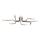 Surface-mounted chandelier TIMBO 8xE27/15W/230V black/beige/beech