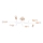 Surface-mounted chandelier TIMBO 8xE27/15W/230V white/beige/beech