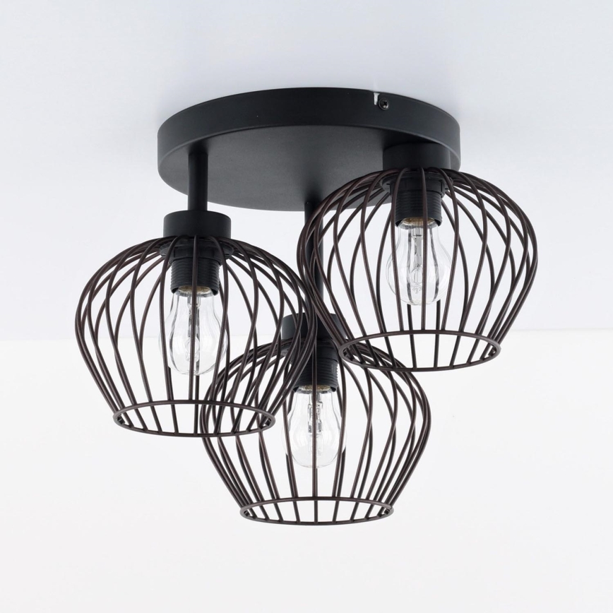 Surface-mounted chandelier TINA 3xE27/15W/230V