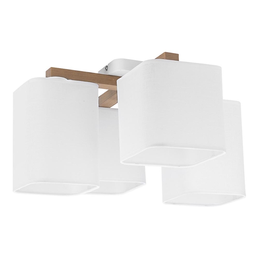 Surface-mounted chandelier TORA 4xE27/15W/230V white