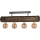 Surface-mounted chandelier TRABO 4xE27/60W/230V pine