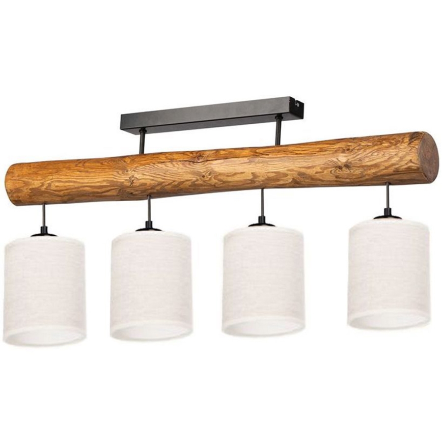 Surface-mounted chandelier TRENO 4xE27/25W/230V pine