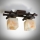 Surface-mounted chandelier TRILLENIUM 2xE27/60W/230V