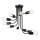Surface-mounted chandelier TRINITY 10xE27/15W/230V black