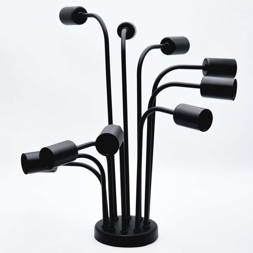 Surface-mounted chandelier TRINITY 10xE27/15W/230V black
