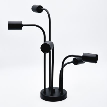 Surface-mounted chandelier TRINITY 5xE27/15W/230V black