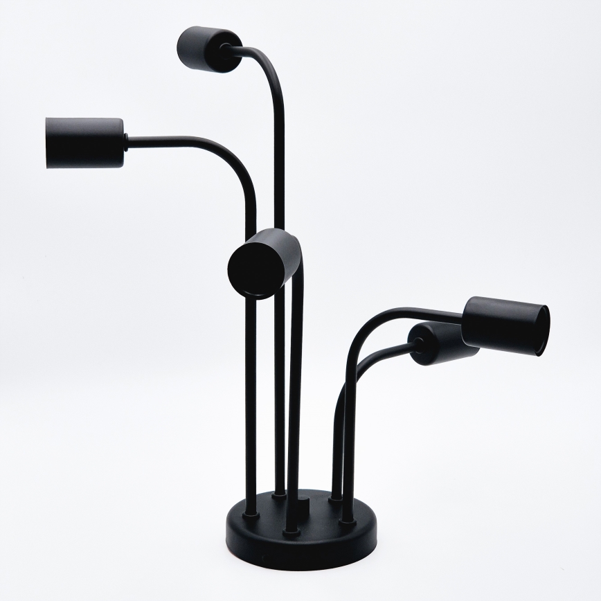 Surface-mounted chandelier TRINITY 5xE27/15W/230V black
