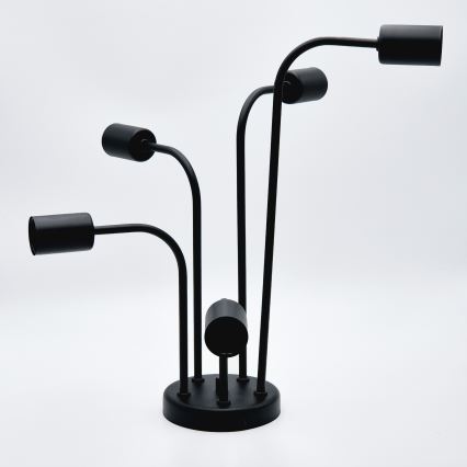 Surface-mounted chandelier TRINITY 5xE27/15W/230V black
