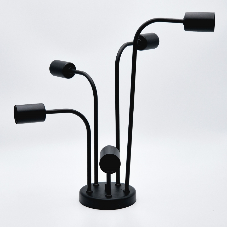 Surface-mounted chandelier TRINITY 5xE27/15W/230V black