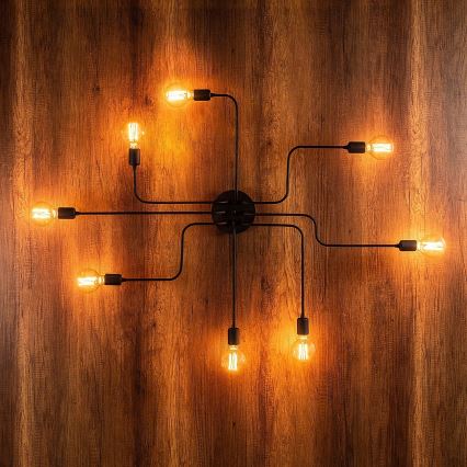 Surface-mounted chandelier TRUVA 8xE27/40W/230V