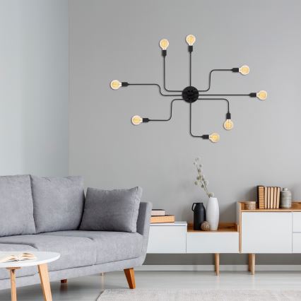 Surface-mounted chandelier TRUVA 8xE27/40W/230V